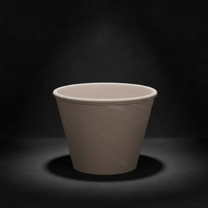 Gertrude Medium Granite Terracotta Planter with Drainage Holes (10.81 In. L X 10.81 In. W X 8.17 In. H)