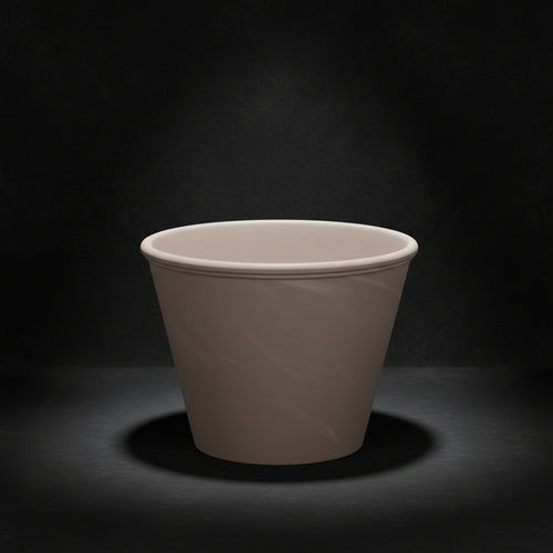 Gertrude Medium Granite Terracotta Planter with Drainage Holes (10.81 In. L X 10.81 In. W X 8.17 In. H)
