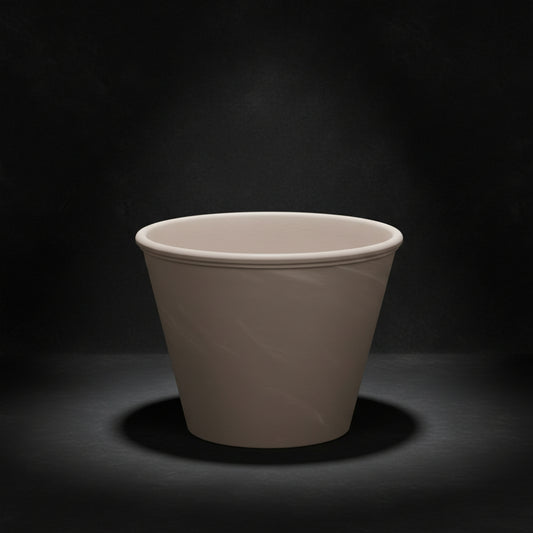Gertrude Medium Granite Terracotta Planter with Drainage Holes (10.81 In. L X 10.81 In. W X 8.17 In. H)